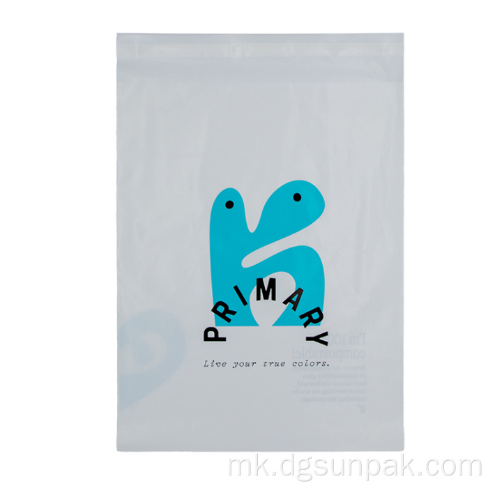 100% рециклирана Polybag Еко-пријателски торби за пакување пошта